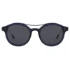 Giorgio Armani - Classic Pantos - Oval Frame Sunglasses - Blue - Sunglasses - Giorgio Armani Eyewear - Avvenice