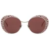 Giorgio Armani - Crystal Catwalk - Sunglasses with Open Lenses - Ancient Rose - Sunglasses - Giorgio Armani Eyewear - Avvenice