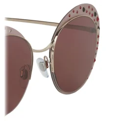 Giorgio Armani - Crystal Catwalk - Sunglasses with Open Lenses - Ancient Rose - Sunglasses - Giorgio Armani Eyewear - Avvenice
