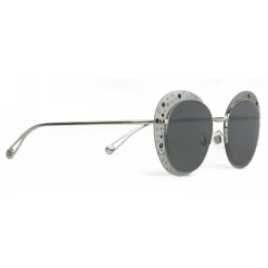 Giorgio Armani - Crystal Catwalk - Sunglasses with Open Lenses - Silver - Sunglasses - Giorgio Armani Eyewear - Avvenice