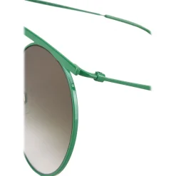 Giorgio Armani - Double Bridge - Metal Sunglasses with Gradient Lenses - Green - Sunglasses - Giorgio Armani Eyewear - Avvenice