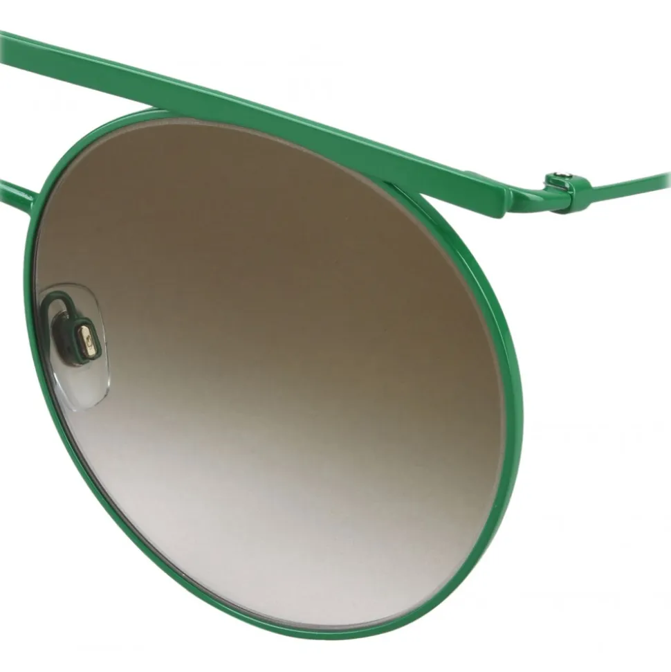 Giorgio Armani - Double Bridge - Metal Sunglasses with Gradient Lenses - Green - Sunglasses - Giorgio Armani Eyewear - Avvenice