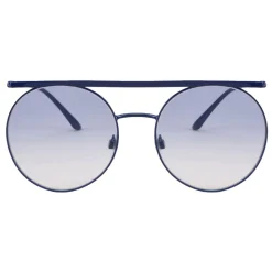 Giorgio Armani - Double Bridge - Metal Sunglasses with Gradient Lenses - Blue - Sunglasses - Giorgio Armani Eyewear - Avvenice