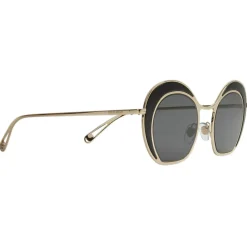 Giorgio Armani - Double Circle - Sunglasses with Double Circle Frame - Gold - Sunglasses - Giorgio Armani Eyewear - Avvenice