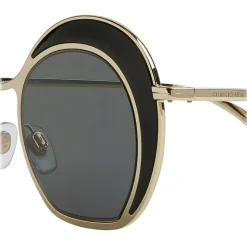 Giorgio Armani - Double Circle - Sunglasses with Double Circle Frame - Gold - Sunglasses - Giorgio Armani Eyewear - Avvenice