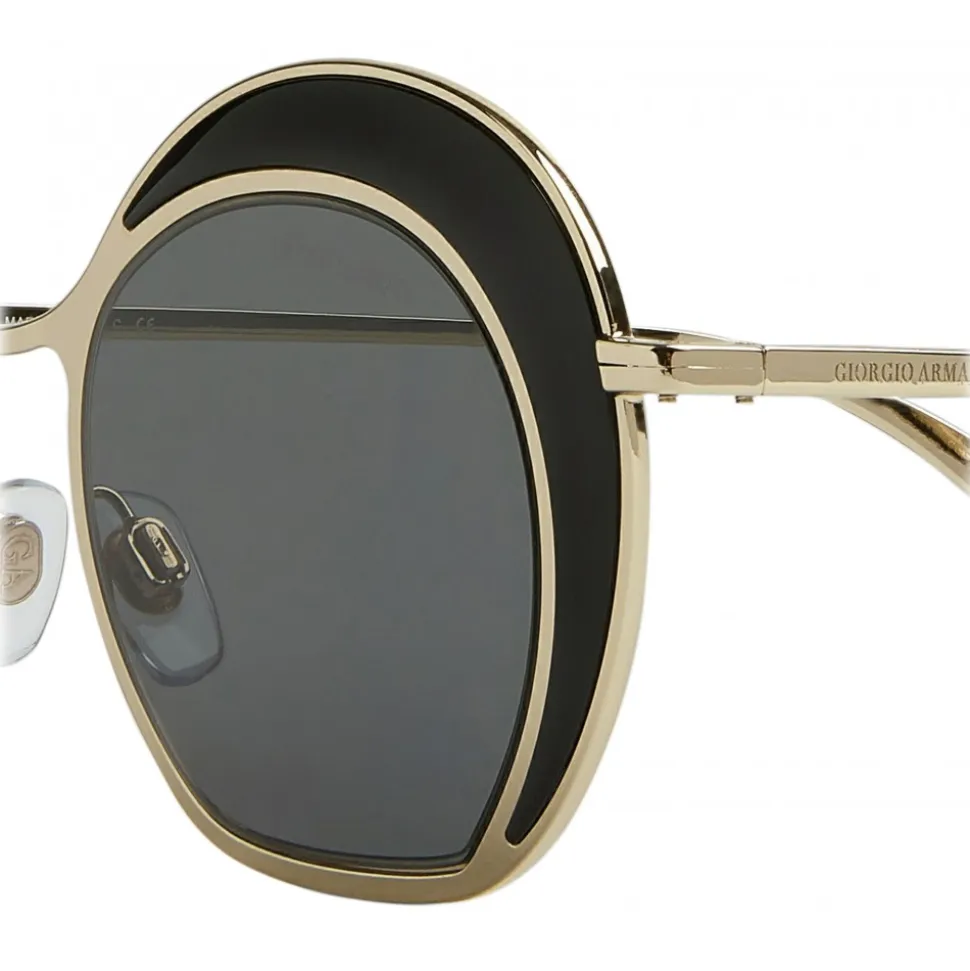 Giorgio Armani - Double Circle - Sunglasses with Double Circle Frame - Gold - Sunglasses - Giorgio Armani Eyewear - Avvenice