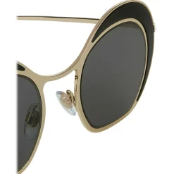 Giorgio Armani - Double Circle - Sunglasses with Double Circle Frame - Gold - Sunglasses - Giorgio Armani Eyewear - Avvenice