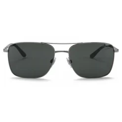 Giorgio Armani - Essential - Sunglasses with Metal Frame - Grey - Sunglasses - Giorgio Armani Eyewear - Avvenice