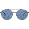 Giorgio Armani - Floral - Sunglasses with Floral Print Lenses - Blue - Sunglasses - Giorgio Armani Eyewear - Avvenice