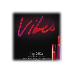 Giorgio Armani - Lip Maestro Liquid Lipstick - Lip Vibes Collection - Neon Pigment - Matte Velvety Finish - 409 - Red - Luxury - Avvenice