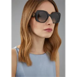 Giorgio Armani - Logo Application - Sunglasses with Logo Application - Grey - Sunglasses - Giorgio Armani Eyewear - Avvenice