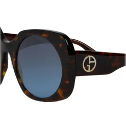 Giorgio Armani - Logo Application - Sunglasses with Logo Application - Blue - Sunglasses - Giorgio Armani Eyewear - Avvenice