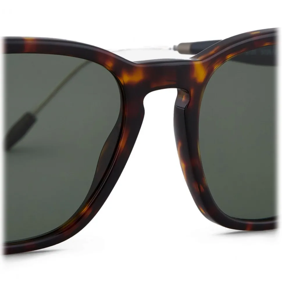 Giorgio Armani - Luxury - Square Frame Sunglasses - Brown - Sunglasses - Giorgio Armani Eyewear - Avvenice
