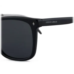Giorgio Armani - Luxury - Square Frame Sunglasses - Black - Sunglasses - Giorgio Armani Eyewear - Avvenice