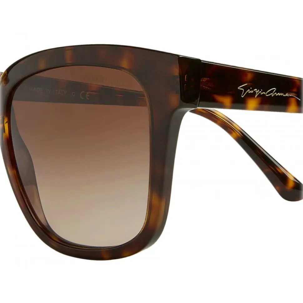Giorgio Armani - Metal Bridge - Metal Bridge Frame Sunglasses - Brown - Sunglasses - Giorgio Armani Eyewear - Avvenice