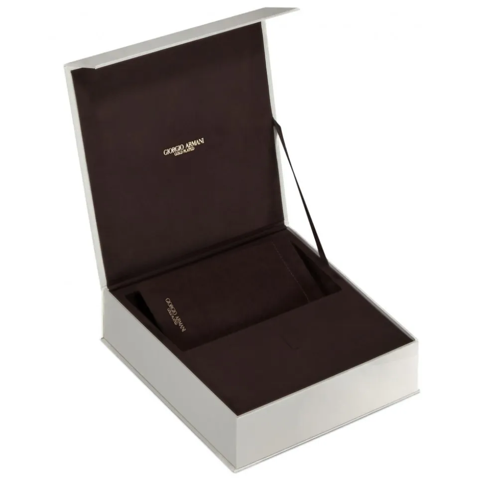 Giorgio Armani - Metal Pilot Frame Sunglasses with 18K Gold Plating - Brown - Sunglasses - Giorgio Armani Eyewear - Avvenice