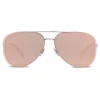 Giorgio Armani - Metal Pilot Frame Sunglasses - Silver - Sunglasses - Giorgio Armani Eyewear - Avvenice