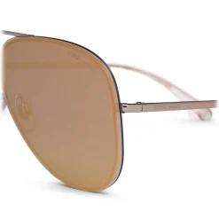 Giorgio Armani - Metal Pilot Frame Sunglasses - Silver - Sunglasses - Giorgio Armani Eyewear - Avvenice