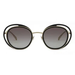 Giorgio Armani - Open Lenses Round Frame Sunglasses - Grey - Sunglasses - Giorgio Armani Eyewear - Avvenice