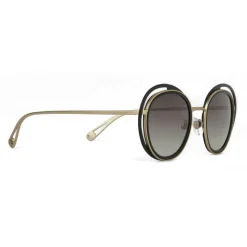 Giorgio Armani - Open Lenses Round Frame Sunglasses - Grey - Sunglasses - Giorgio Armani Eyewear - Avvenice