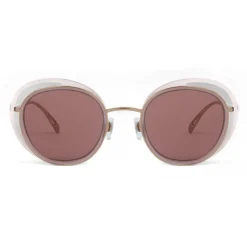 Giorgio Armani - Open Lenses Round Frame Sunglasses - Silver - Sunglasses - Giorgio Armani Eyewear - Avvenice