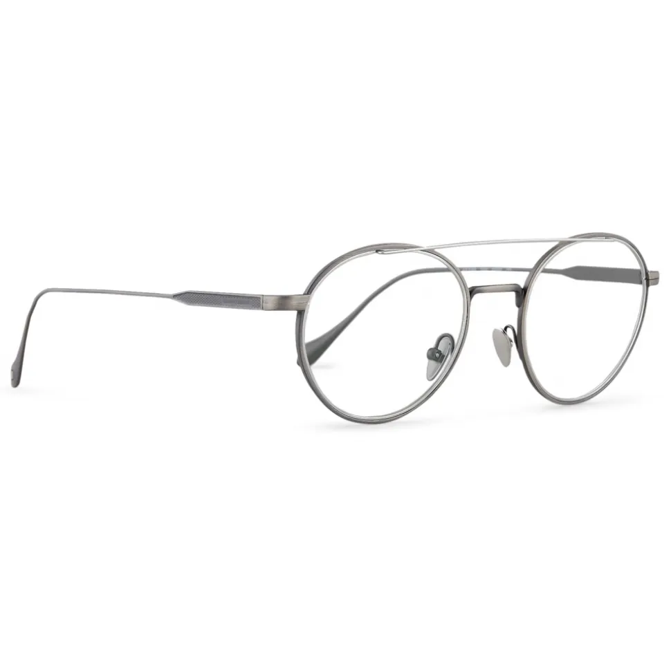 Giorgio Armani - Oval Optical Glasses - Gray – Optical Glasses - Giorgio Armani Eyewear - Avvenice