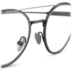 Giorgio Armani - Oval Optical Glasses - Gray – Optical Glasses - Giorgio Armani Eyewear - Avvenice