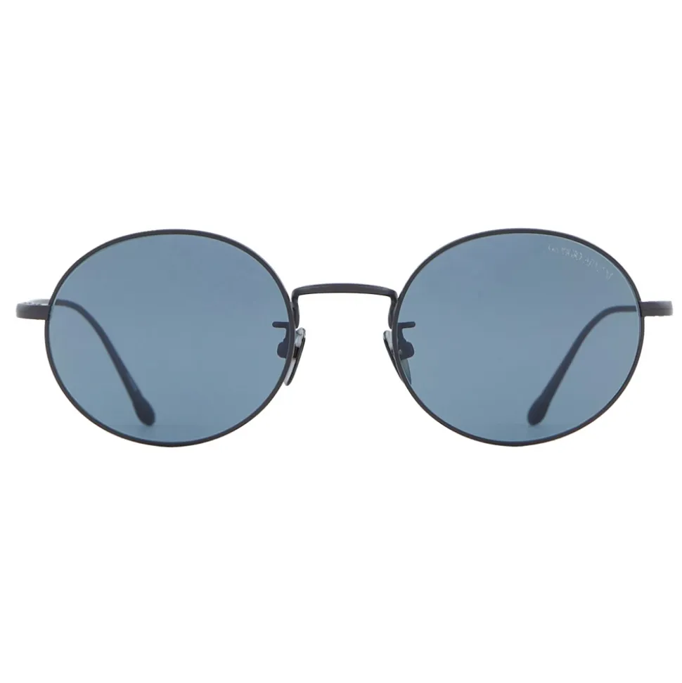 Giorgio Armani - Oval Sunglasses - Blue - Sunglasses - Giorgio Armani Eyewear - Avvenice