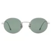 Giorgio Armani - Oval Sunglasses - Gray - Sunglasses - Giorgio Armani Eyewear - Avvenice