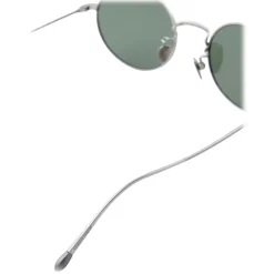 Giorgio Armani - Oval Sunglasses - Gray - Sunglasses - Giorgio Armani Eyewear - Avvenice