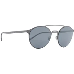Giorgio Armani - Panthos Shape Sunglasses - Light Grey - Sunglasses - Giorgio Armani Eyewear - Avvenice