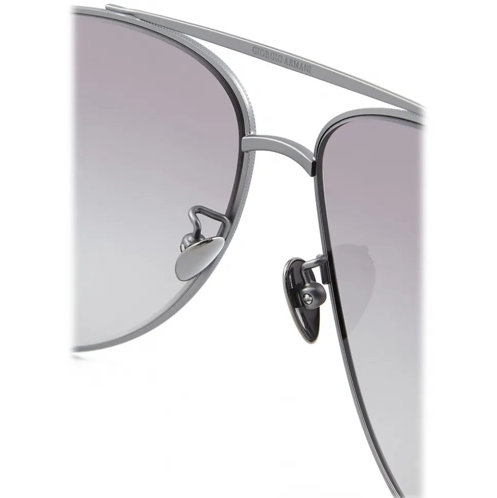Giorgio Armani - Pilot Classic Sunglasses - Gray - Sunglasses - Giorgio Armani Eyewear - Avvenice