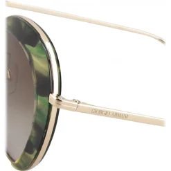 Giorgio Armani - Retrò - Metal Sunglasses with Gradient Lenses - Green - Sunglasses - Giorgio Armani Eyewear - Avvenice
