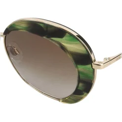 Giorgio Armani - Retrò - Metal Sunglasses with Gradient Lenses - Green - Sunglasses - Giorgio Armani Eyewear - Avvenice