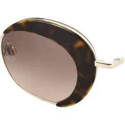 Giorgio Armani - Retrò - Metal Sunglasses with Animalier Lenses - Brown - Sunglasses - Giorgio Armani Eyewear - Avvenice