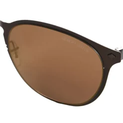 Giorgio Armani - Retrò - Metal Sunglasses with Metal Frame - Brown - Sunglasses - Giorgio Armani Eyewear - Avvenice