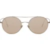Giorgio Armani - Round Frame - Metal Round Frame Sunglasses - Brown - Sunglasses - Giorgio Armani Eyewear - Avvenice