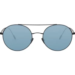 Giorgio Armani - Round Frame - Metal Round Frame Sunglasses - Blue - Sunglasses - Giorgio Armani Eyewear - Avvenice