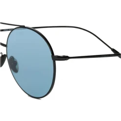 Giorgio Armani - Round Frame - Metal Round Frame Sunglasses - Blue - Sunglasses - Giorgio Armani Eyewear - Avvenice