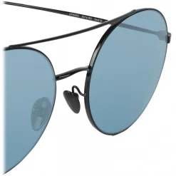 Giorgio Armani - Round Frame - Metal Round Frame Sunglasses - Blue - Sunglasses - Giorgio Armani Eyewear - Avvenice