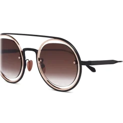 Giorgio Armani - Round Frame Sunglasses - Brown - Sunglasses - Giorgio Armani Eyewear - Avvenice