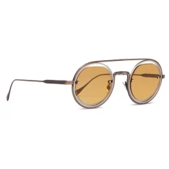 Giorgio Armani - Round Frame Sunglasses - Yellow - Sunglasses - Giorgio Armani Eyewear - Avvenice