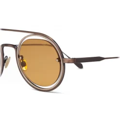Giorgio Armani - Round Frame Sunglasses - Yellow - Sunglasses - Giorgio Armani Eyewear - Avvenice