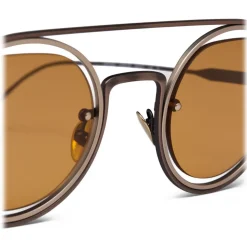 Giorgio Armani - Round Frame Sunglasses - Yellow - Sunglasses - Giorgio Armani Eyewear - Avvenice