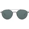 Giorgio Armani - Round Frame - Metal Round Frame Sunglasses - Black - Sunglasses - Giorgio Armani Eyewear - Avvenice