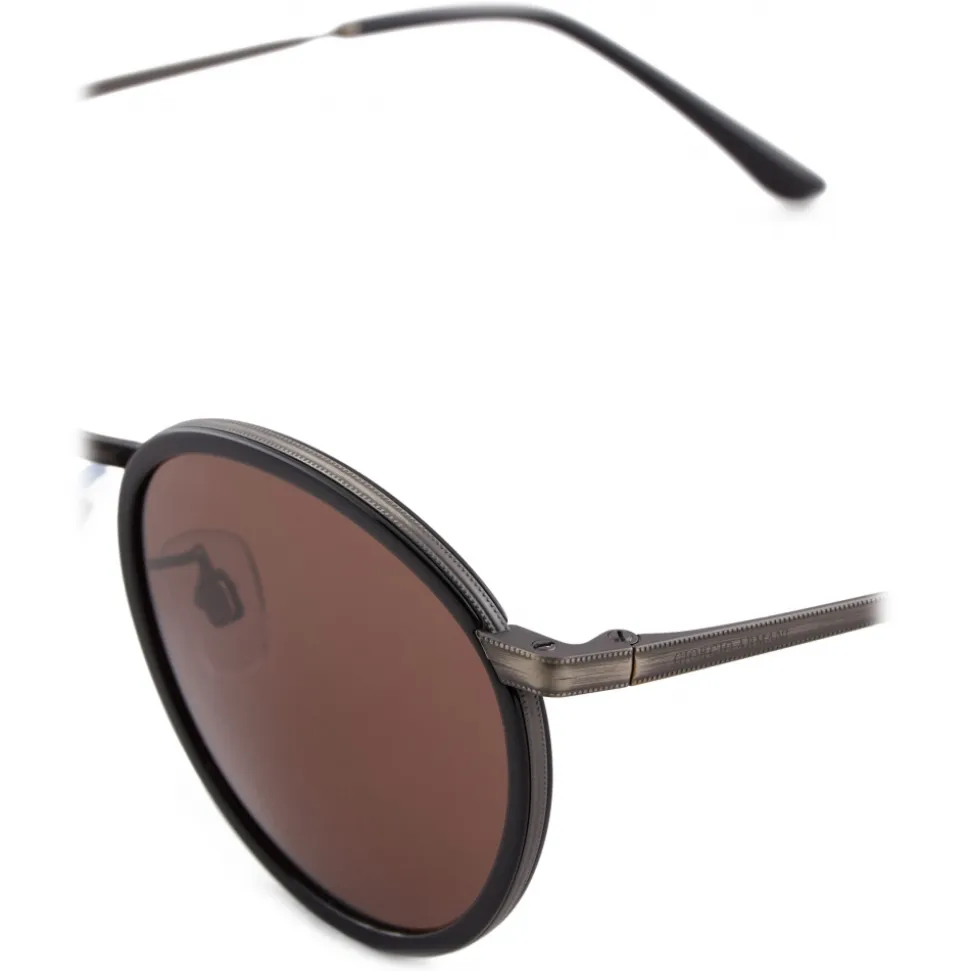 Giorgio Armani - Round Sunglasses - Black - Sunglasses - Giorgio Armani Eyewear - Avvenice