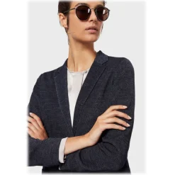 Giorgio Armani - Round Sunglasses - Black - Sunglasses - Giorgio Armani Eyewear - Avvenice