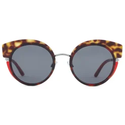 Giorgio Armani - Round Sunglasses - Dark Brown - Sunglasses - Giorgio Armani Eyewear - Avvenice