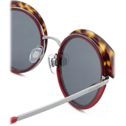 Giorgio Armani - Round Sunglasses - Dark Brown - Sunglasses - Giorgio Armani Eyewear - Avvenice