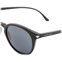 Giorgio Armani - Round Sunglasses - Black - Sunglasses - Giorgio Armani Eyewear - Avvenice